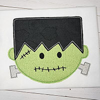 Frankenstein Machine Applique Design - Triple Stitch